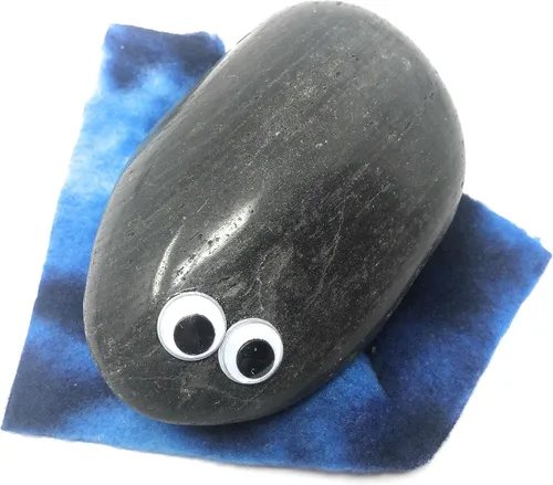 Vista 3 de Rock Pet Googly Wiggle Eyes con kit de adopción de lujo y Dolly