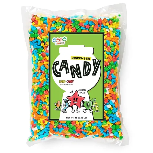 Vista 11 de Wee Winkers - 5 libras de caramelos a granel para máquina de dulces, el relleno perfecto para tu máquina de chicles, formas variadas con sabor a