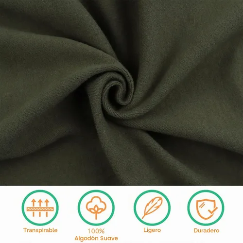 Vista 4 de PESAAT Conjunto de gorro de algodón para bebé, sombreros para recién nacidos, mantas de recepción para bebés niños y niñas Verde militar