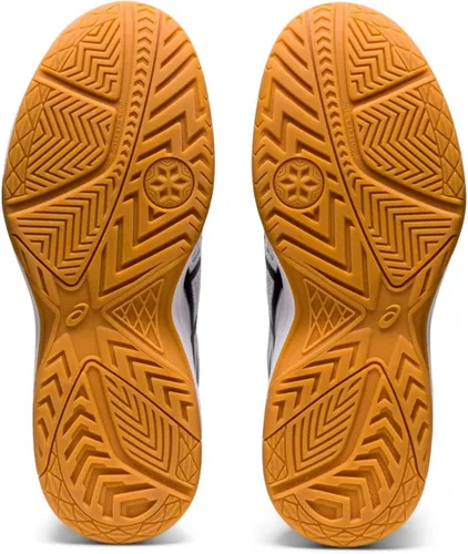 Vista 7 de ASICS Upcourt - Zapatos de voleibol escolares de 4 grados para niños, BlancoNegro