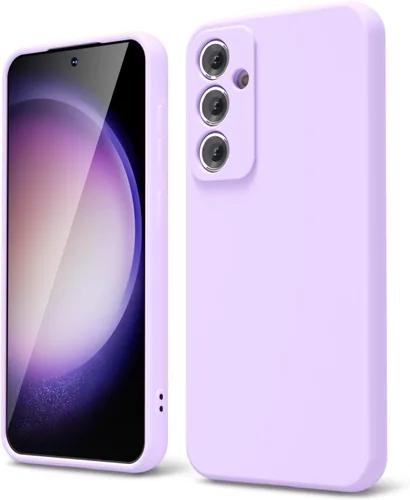 Vista 351 de oakxco Funda para teléfono Samsung Galaxy S8 de silicona líquida, delgada y fina de gel de goma suave TPU cubierta protectora simple llana