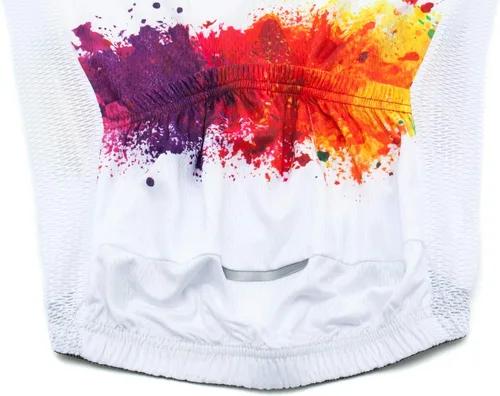 Vista 7 de Camiseta de ciclismo para mujer Pro Team MTB, camiseta de verano para bicicleta