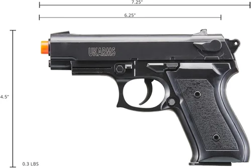 Vista 5 de VP99 Pistola Airsoft con resorte con láser y luz (color: negro)