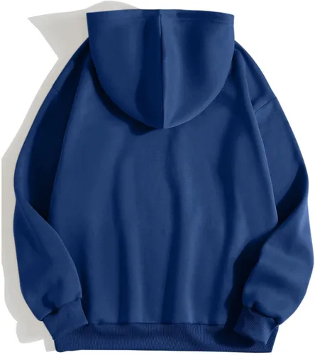 Vista 2 de Los Angel Men Women Letter Graphic Hooded Print Round Neck Long Sleeve Sweatshirt Tops Sweat Shirts Full Zip Hoodie