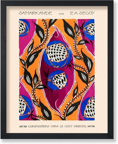 Vista 53 de Poster Master Póster vintage Overbeck – Impresión de acuarela retro – Regalo para artistas, amigos, girasoles, hermoso, botánico, planta