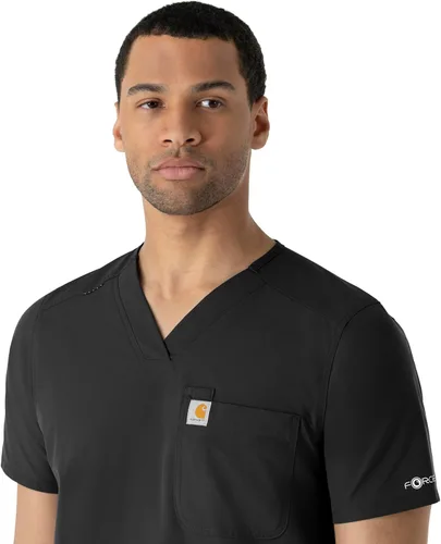 Vista 8 de Carhartt Scrubs C16113 Force Modern Fit V-Neck Top