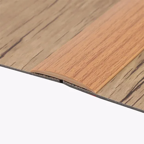 Vista 8 de Tira de transición de piso de 3.2 pies, tiras autoadhesivas para cubierta de piso, transiciones de piso, tira de piso laminada, tira divisora plana