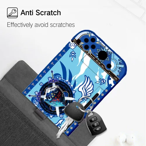 Vista 2 de PERFECTSIGHT Protective Case Compatible with Nintendo Switch Anti-Scratch Shockproof Slim Cover Case for NS Switch and Joy-Con, Hard Shell Dockable