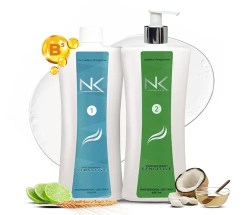 Vista 10 de NK Professional Care Tratamiento alisador de cabello con queratina, vegano, sin formaldehído, 2.0 fl oz, 4 onzas, cabello multicultural