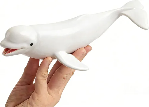 Vista 2 de SmilerSmile Juguetes educativos de animales marinos sólidos, simulación de tiburón oceánico, criatura marina, juguete para niños pequeños