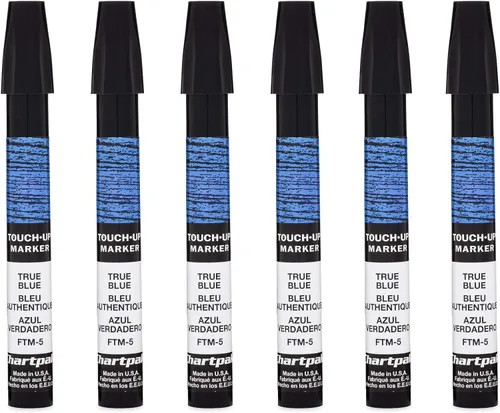 Vista 37 de AD Marker Chartpak - Marcadores de retoque de marco de madera, Tri-Nib, juego de 9 colores de veta de madera, 1 cada uno (FTM9)