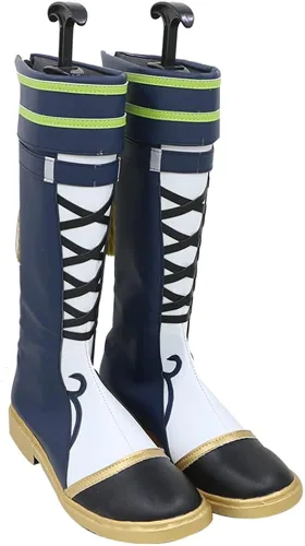 Vista 3 de Juego Genshin Impact - Zapatos de cosplay Tighnari para Halloween, carnaval, fiesta, diario, ocio, botas casuales