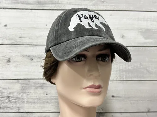 Vista 6 de Shenbors Sombreros de béisbol bordados para hombre y mujer