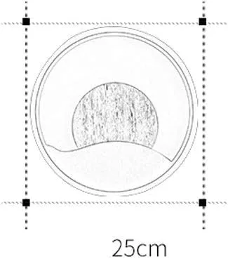 Vista 2 de Lámparas de pared, lámpara de pared LED moderna, lámpara de pared gris, lámpara de mesa para dormitorio, sala de estar, pasillo, mesita de noche