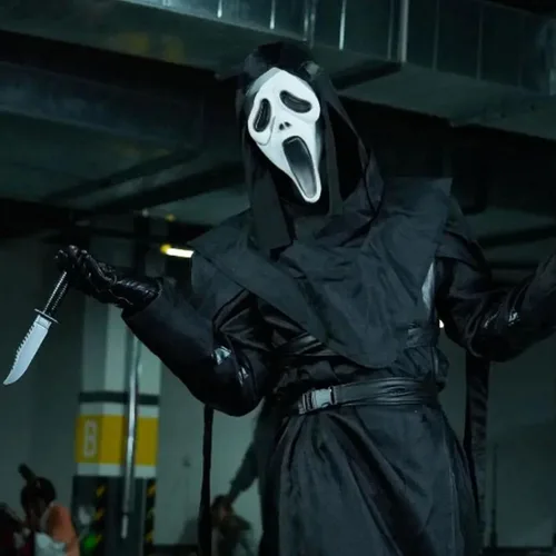 Vista 4 de M-YOUNG - Máscara de Halloween de terror para adultos