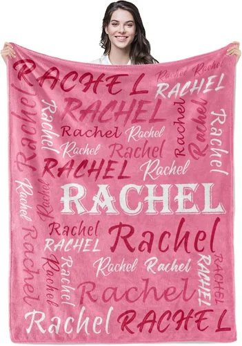 Vista 9 de Manta personalizada con tema negro, manta suave y ligera de franela y forro polar con nombre para hombres, mujeres, niños y niñas - Regalos