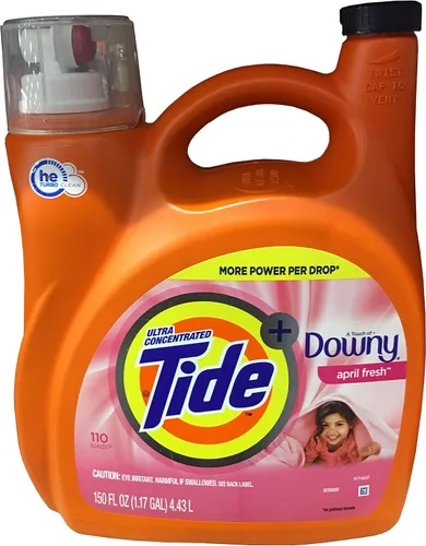 Vista 18 de Tide Detergente Líquido para Ropa, Original, 64 Cargas, 92 Onzas Líquidas
