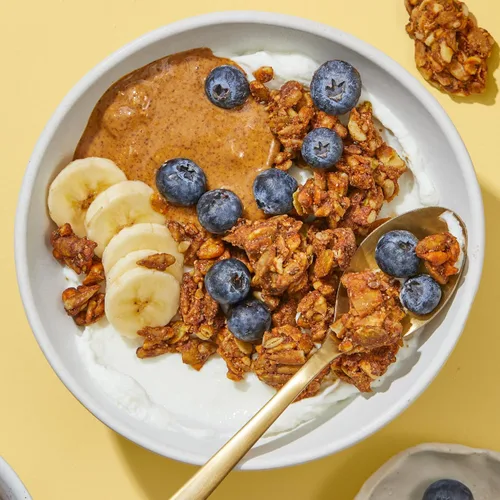 Vista 6 de purely elizabeth Puramente Elizabeth GrainFree Superfood Granola GlutenFree Vegan + Paleo Keto Certificado hecho con puré orgánico 8oz, mantequilla