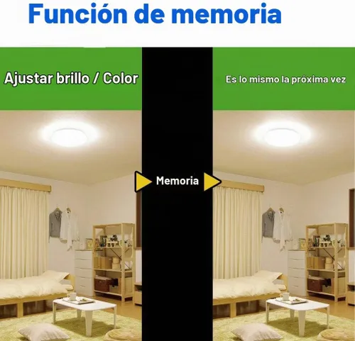 Vista 8 de Lámpara de techo con música WiFi mejorada con altavoz Bluetooth y control WiFi inteligente estrella de 15 pulgadas