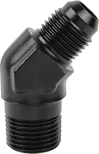 Vista 40 de EVIL ENERGY Adaptador de ajuste de 6AN a 3/8" NPT macho de 90 grados, aluminio