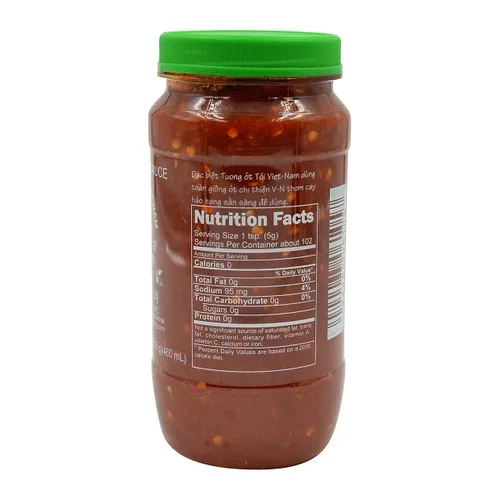 Vista 2 de Salsa de ajo y chile Huy Fong, 18 oz.