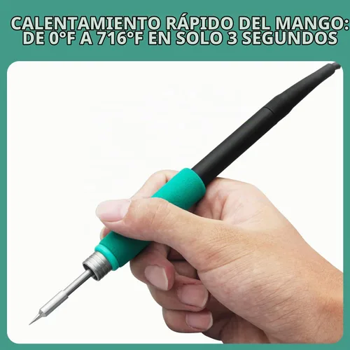 Vista 5 de HengTianMei SUGON A9 210 Mango de soldadura para estación de soldadura de precisión A9