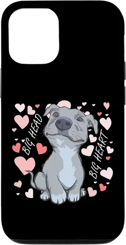 Vista 25 de iPhone 11 Pro Max Big Heart Pitbull Pibble Mom - Estuche de regalo