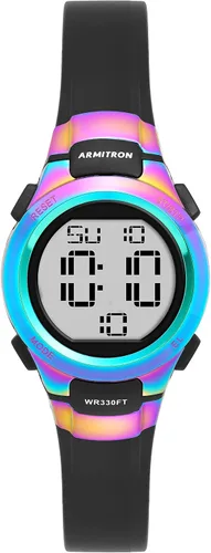 Vista 22 de Armitron Sport 45/7012 - Reloj cronógrafo digital para mujer con correa de resina