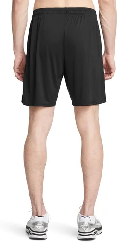 Vista 2 de Under Armour - Pantalones cortos Tech Vent de 7 pulgadas para hombre, (001) Negro / Blanco, Mediana