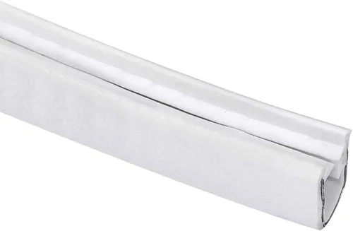 Vista 3 de uxcell Edge Trim U Seal Extrusion White U Channel Edge Protector PVC Plástico W Hoja de hierro Se adapta a 3/32''-7/32'' Edge 3.3Ft/1M Longitud
