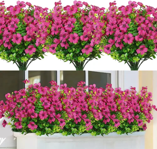 Vista 12 de Flores de otoño artificiales para decoración, flores de otoño