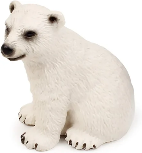 Vista 6 de Set de figuras de juguete de animales polares UANDME, incluye figuras de familia de osos polares y familia de pingüinos emperadores