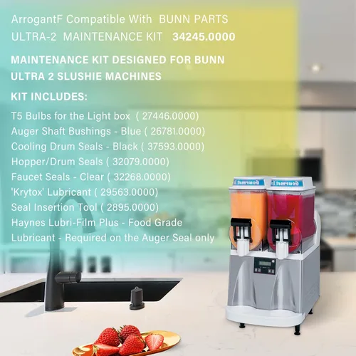 Vista 6 de Kit de bombillas de sello de juntas de granizado para Bunn Ultra 2 Parts,Máquina de bebidas congeladas Reemplazo de piezas de máquina granizado OEM