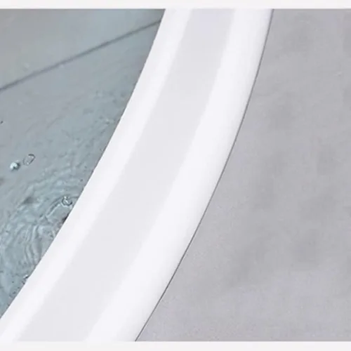 Vista 6 de Tira de agua de ducha de silicona, tira impermeable flexible, transparente