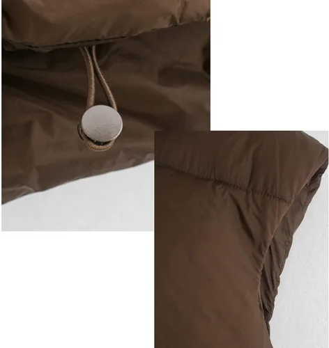 Vista 8 de Chaleco acolchado para mujer ligero sin mangas cálido para exteriores acolchado chaleco acolchado