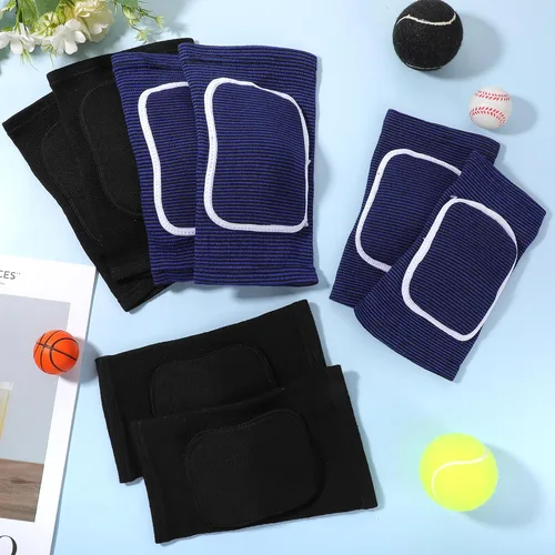Vista 6 de COMNICO Juego de 2 coderas y rodilleras de voleibol con almohadilla de protección, accesorios esenciales para mujeres y hombres, baloncesto, tenis