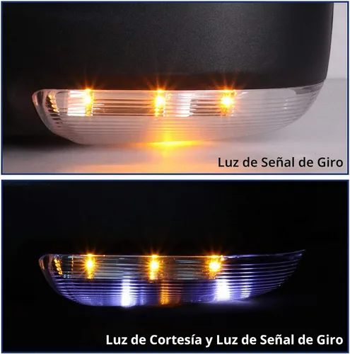 Vista 4 de Sanooer - Par de espejos laterales para Dodge Ram 1500 y 10-18 2500-3500 Sin pintar