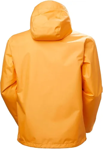 Vista 3 de Helly-Hansen Seven J - Chaqueta impermeable resistente al viento transpirable para hombre Sorbete de naranja 320