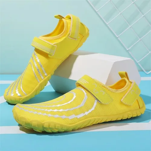 Vista 6 de Zapatos acuáticos transpirables de secado rápido para mujer y hombre, calcetines acuáticos suaves para senderismo, natación, playa, surf, yoga