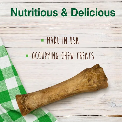 Vista 3 de Nylabone Healthy Edibles Masticables Naturales para Perros de Larga Duración con Sabor a Tocino para Perros, X-Large/Souper (1 unidad)
