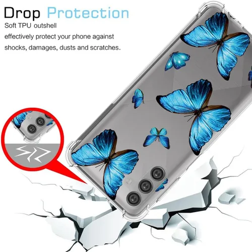 Vista 7 de Funda para Galaxy A13 5G, para Samsung A135G Lindo, Transparente Flexible Bumper TPU Suave Goma Cubierta de Silicona Funda para Samsung Galaxy A13