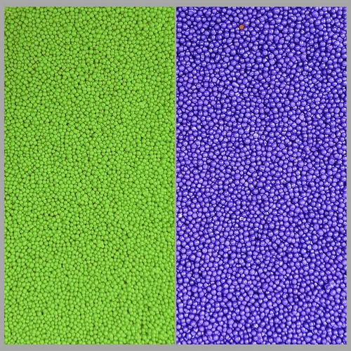 Vista 6 de Confect Sprinkles - Mezcla de perlas en plata, naranja, morado irlandés, negro y verde lima, bolas de discoteca comestibles para hornear, decoración