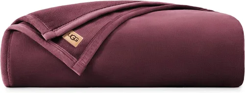 Vista 66 de UGG Coco - Manta acogedora para sofá y cama, 50 x 70 pulgadas, color negro (tinta)
