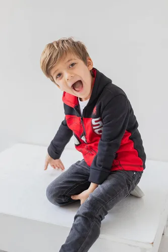 Vista 4 de Marvel Avengers - Sudadera con capucha y medio cierre