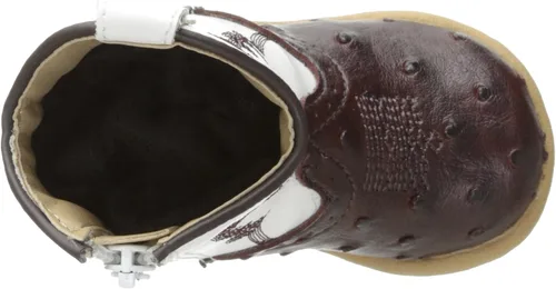 Vista 5 de Roper Cowbaby Ostrich Western Boot (bebéniño), Marrón