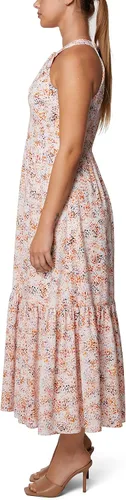 Vista 3 de Laundry by Shelli Segal Vestido midi con cuello halter y falda escalonada para mujer