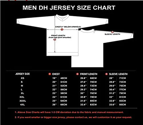 Vista 3 de JPOJPO Camiseta de manga larga para hombre para bicicleta de montaña y motocross, transpirable, absorbe la humedad