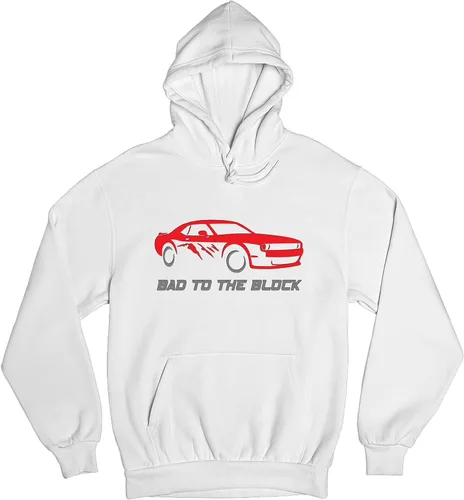 Vista 9 de Bad To The Block - Sudaderas con capucha y cuello redondo para hombre