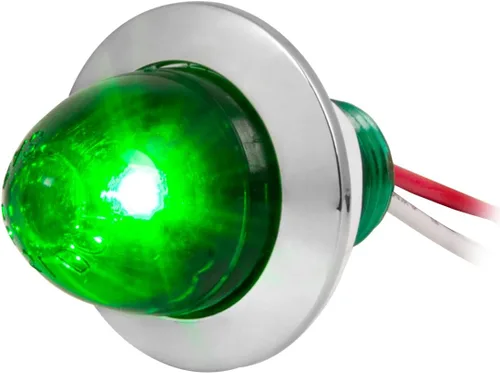 Vista 28 de GG Grand General 75390 Mini empuje/tornillo sandía ámbar/ámbar luz LED con tuerca 1 pulgada