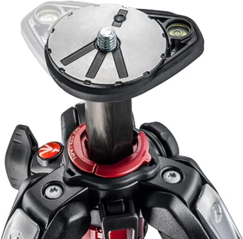 Vista 3 de Manfrotto MT190CXPRO4 Trípode de fibra de carbono de 4 secciones, negro